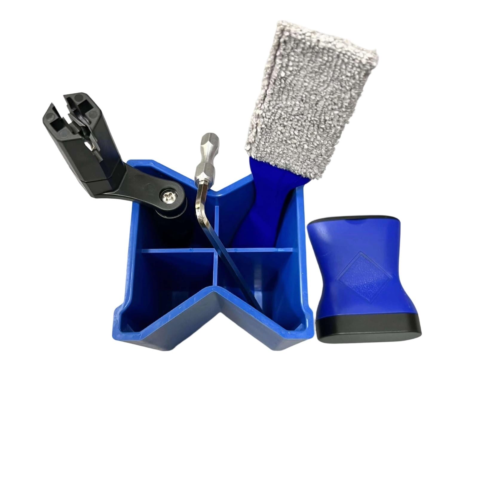 Juegos de herramientas para guitarra Guitarra Bajo Soporte Para El Mástil Herramientas De Reparación Guitarras Productos Cuidado Y Mantenimiento(Blue)