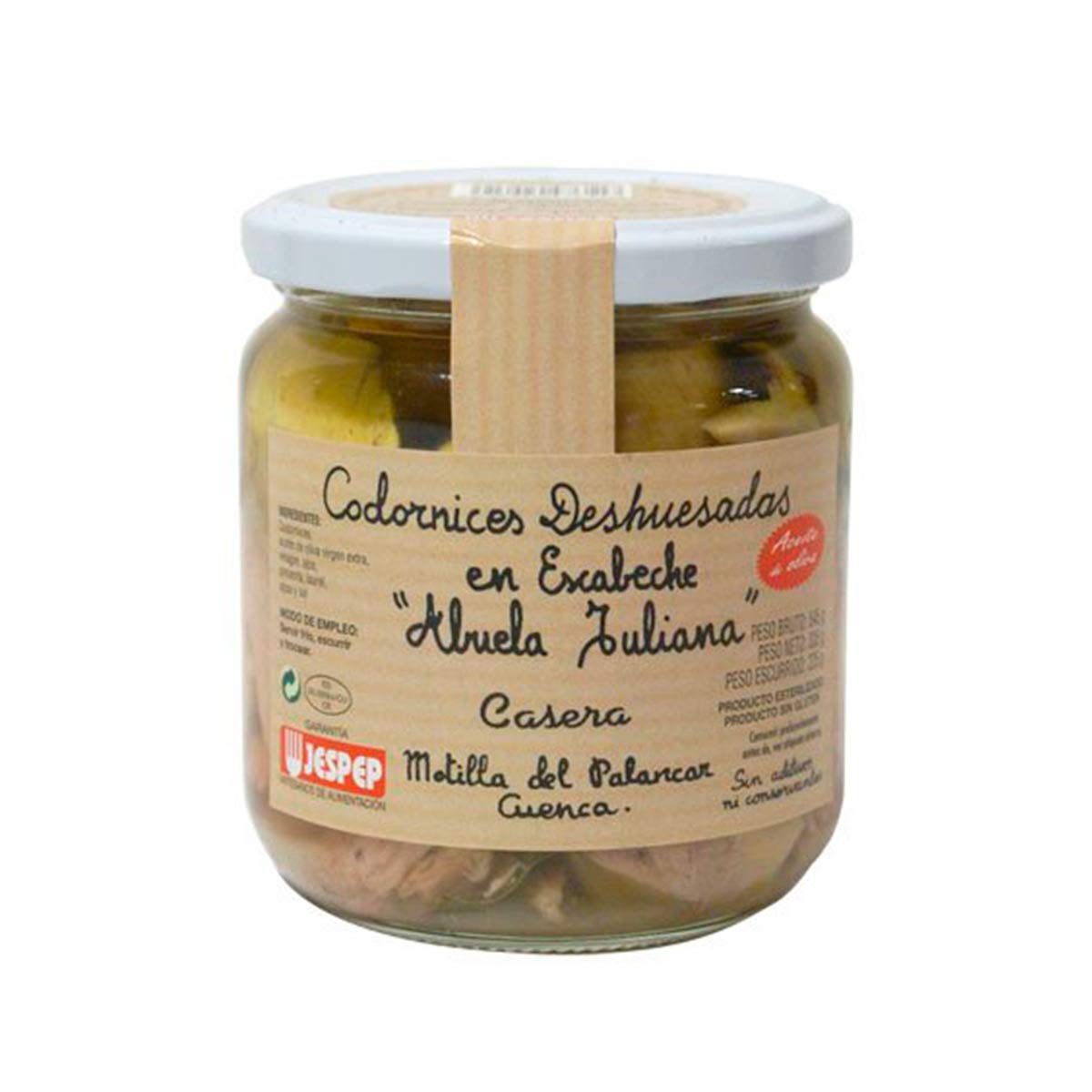 Codornices Deshuesadas en Escabeche "Abuela Juliana"