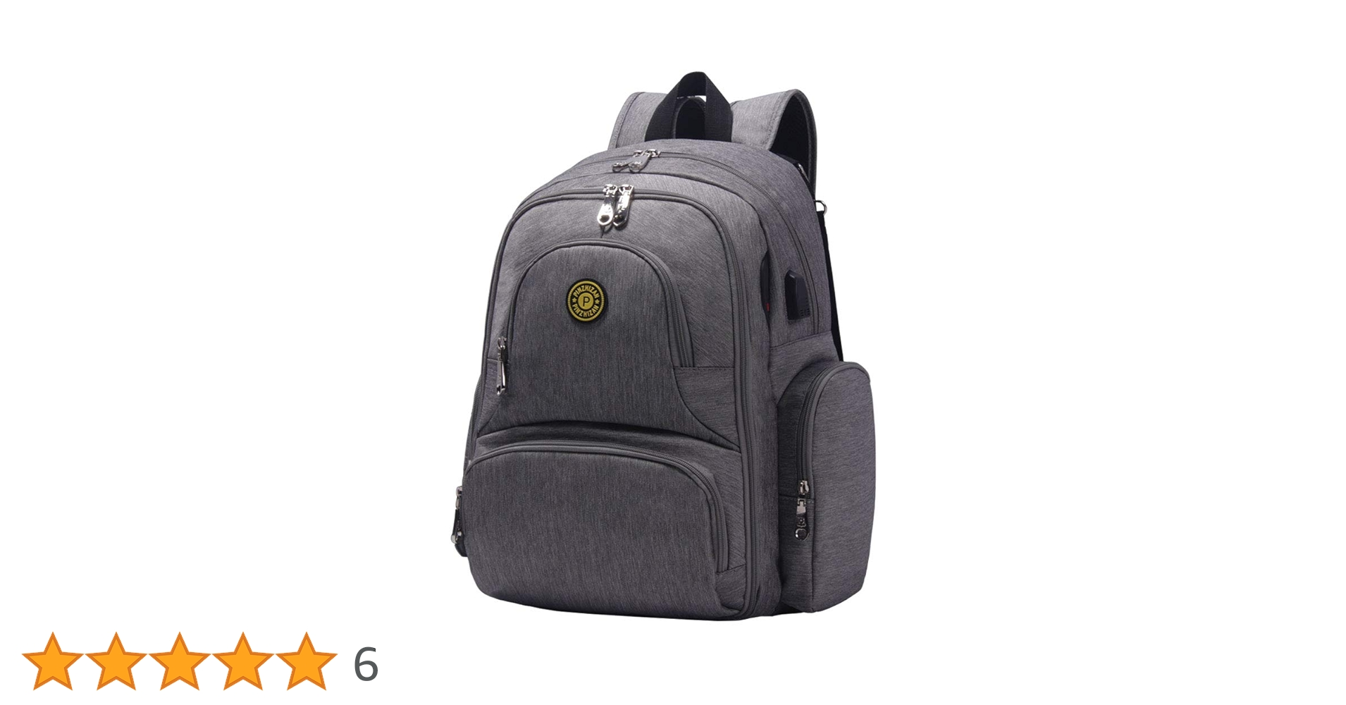 PIN ZHI ZAN Diaper Bag, Blue-ab, Large, Diaper Bag Backpack