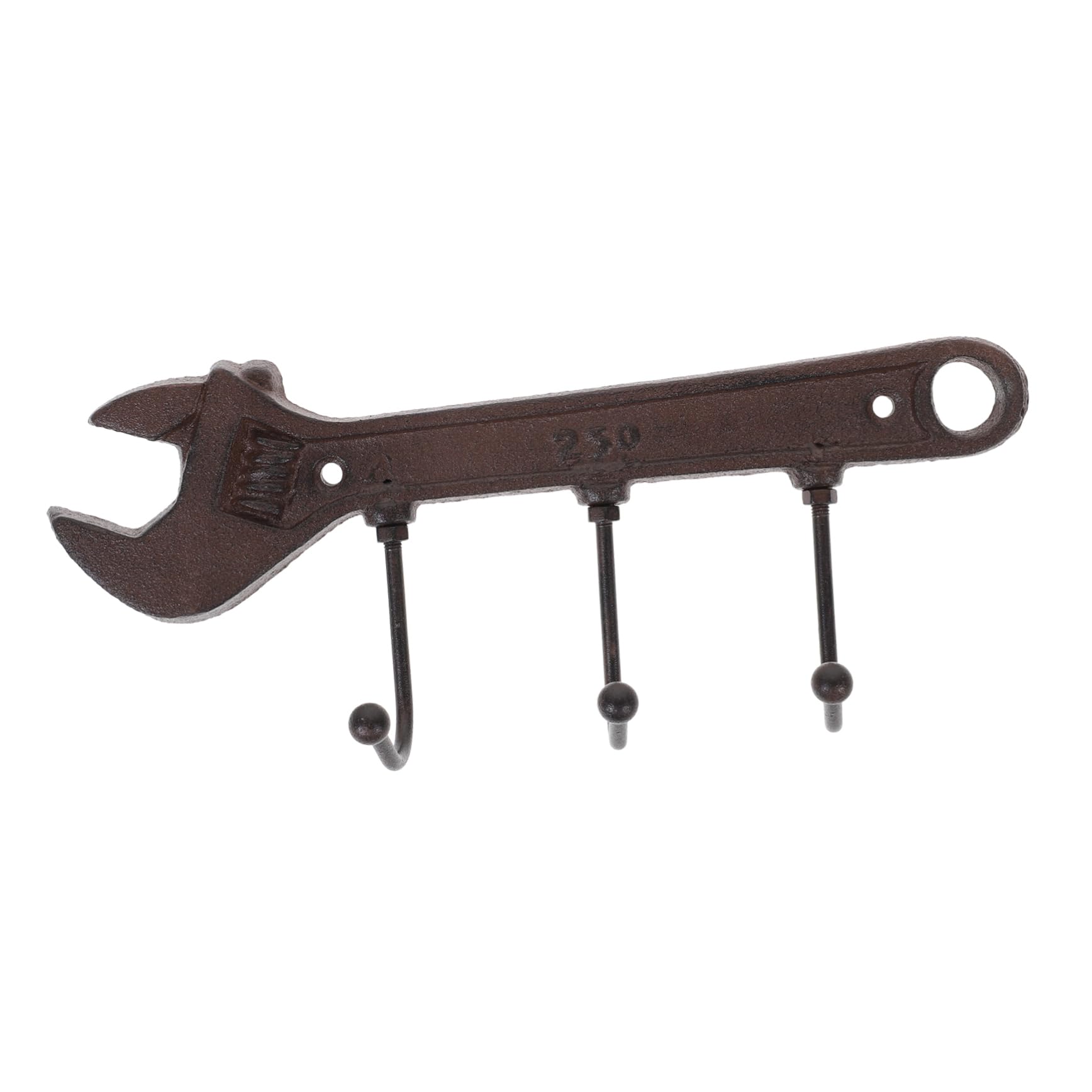 Cabilock Vintage Wall Mounted Coat Hanger Heavy Duty Hat Rack Hooks for Coats Hats Jackets Multipurpose Utility Design for Home with Screws Included