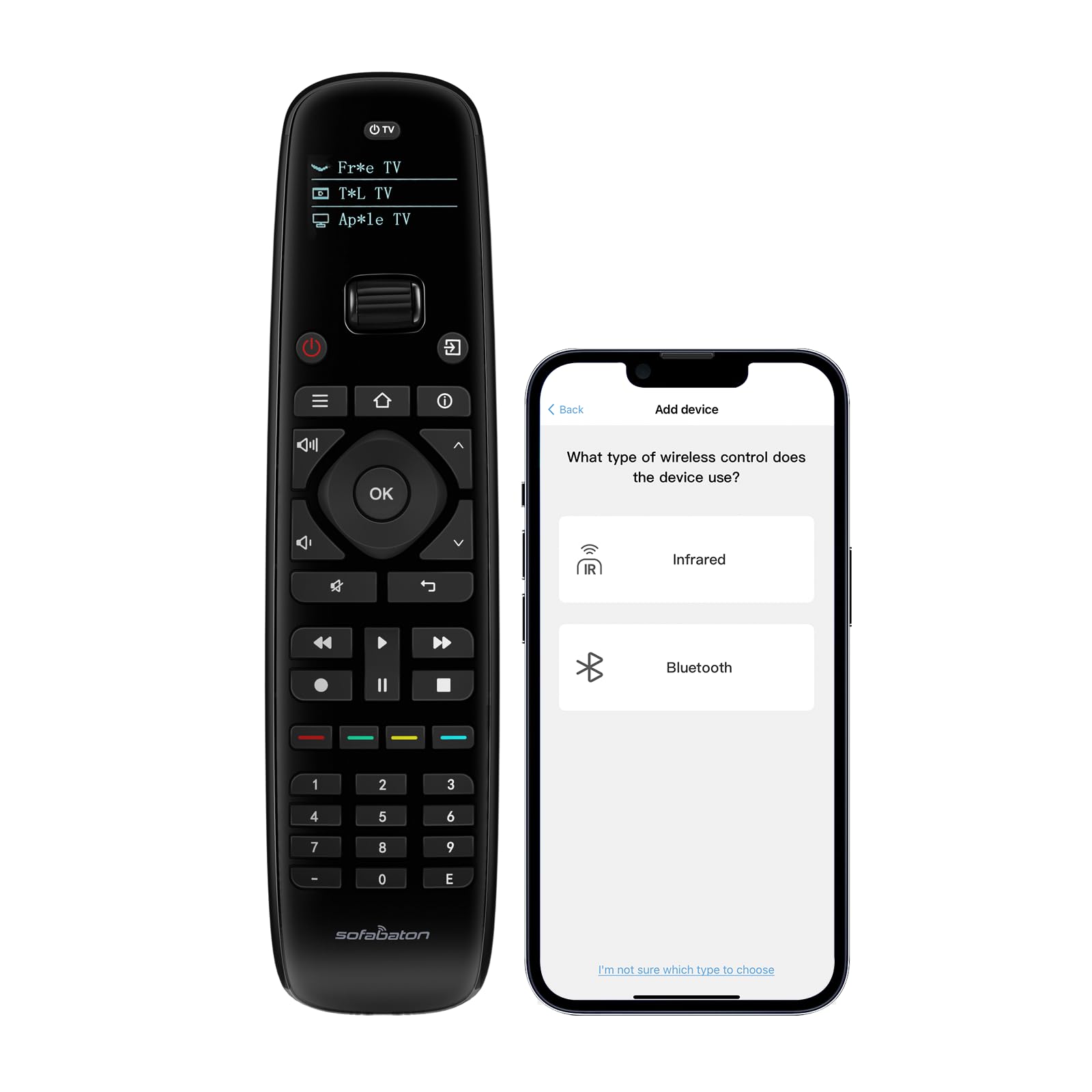 U2 Universal Remote Upgrade Backlit Button,Improved Scroll, All in One Universal Remote Control with App Control, Custom Macros, Compatible with Smart TVs,Sound Bar and DVD