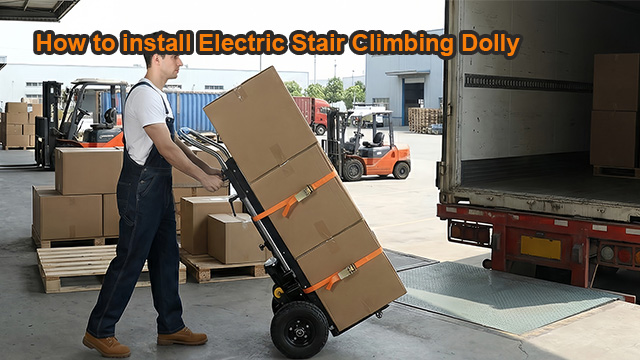 Carretilla eléctrica para escaleras 1500W con llantas antideslizantes 10" miniatura 7