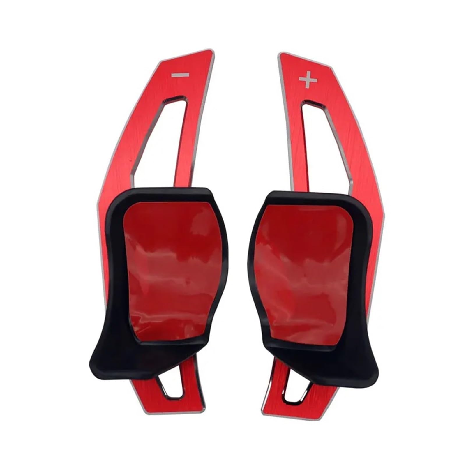 Yakisa Red Paddles Shift For Vw For Scirocco For Touareg For Tiguan For Golf For Gti For Jetta For Passat Car Steering Wheel Shift Paddle Paddle Shifter(Red)