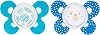 Chicco Physio Comfort Silicone Pacifier (Asorti, 6-16 Months, 2-Piece)