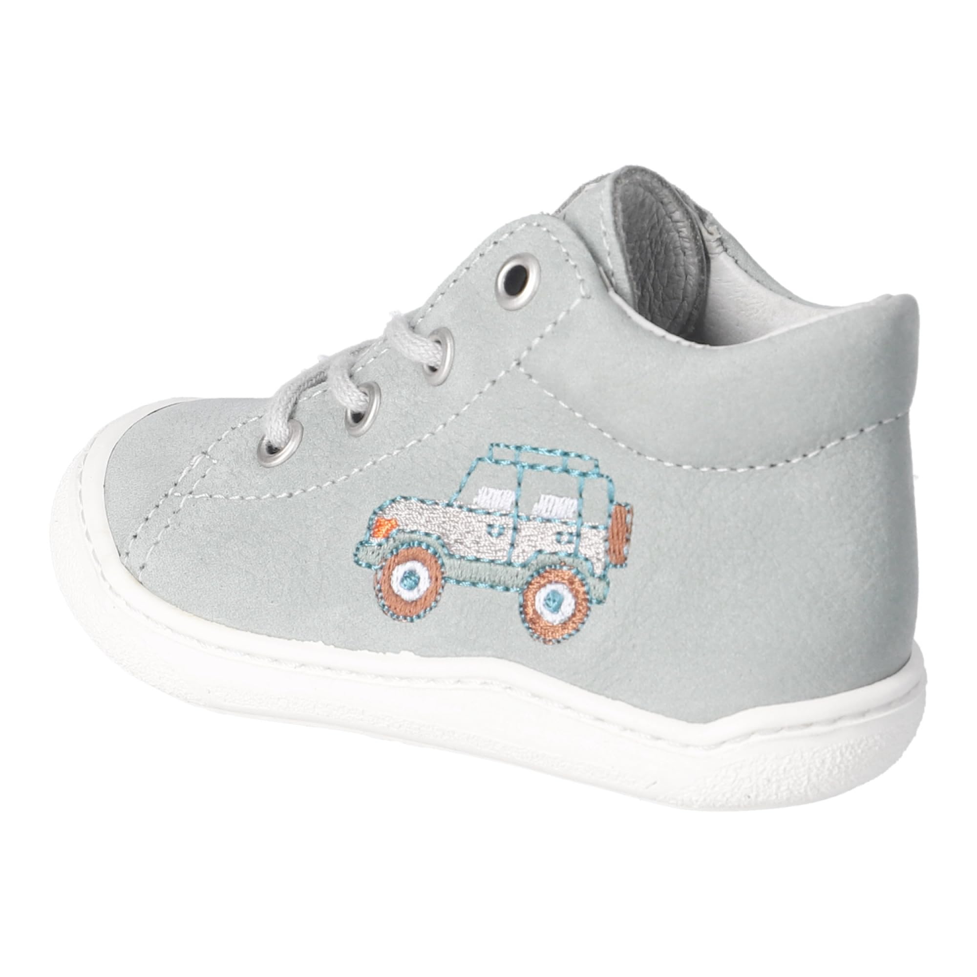 RICOSTA Scarpe da ginnastica basse per ragazze e ragazzi, Kally, scarpe primi passi per bambini, inserto largo, terrace