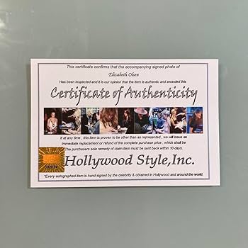 Amazon.co.jp: エリザベスオルセン直筆サイン入り2Lサイズ写真