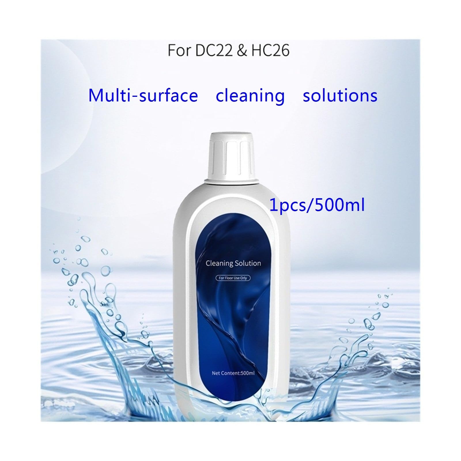 Bodenreinigungsflüssigkeit。 Kompatibel Für Dibea HC26。 500 Ml/16.9fl Oz。 Saugroboter-Teile, Reinigungslösung Für Mehrere Oberflächen(3pc)