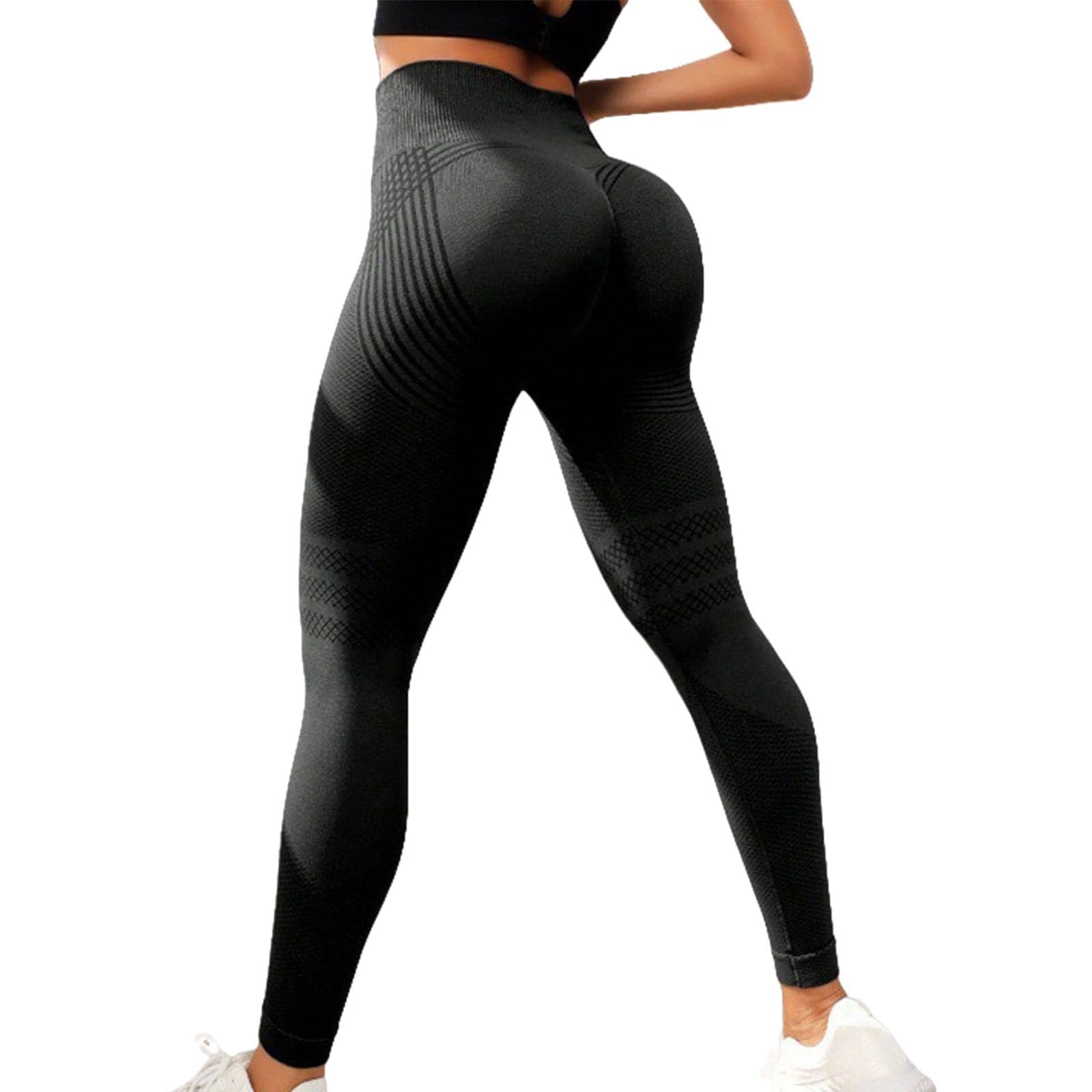 2026 New 3D Metabolic Booster Leggings,High Waist 3D Anti Cellulite Leggings for Women,Slimming Workout Yoga Pants - 2