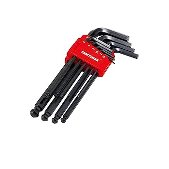 DIMENSIONS☆CHARTS&CHARMSキット CRAFTSMAN Hex Key Allen Wrench Set with Ball-End, MM, 10