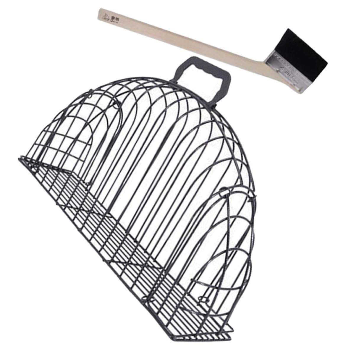 Cage métal pour chat anti-griffure pour bain et soins