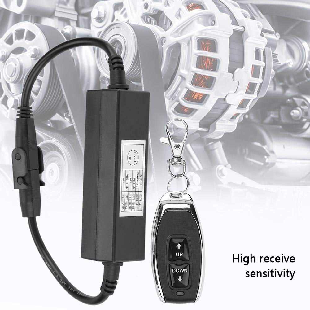 Oumefar Control Remoto inalámbrico 12V DC Motor actuador Lineal Control Remoto inalámbrico DPDT Interruptor de Marcha atrás hacia adelante