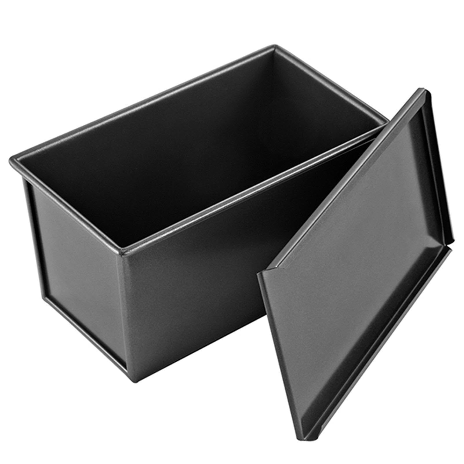 Teglia Pullman Con Coperchio In Lega Di Alluminio 34x13,5x12 Cm – Stampo Per Pane Da 1 Kg, Torte E Dessert, Antiaderente E Facile Da Pulire - 4