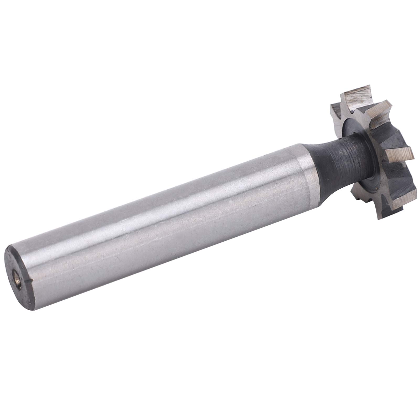 Fraise à rainure en T professionnelle, fraise à rainure en T HSS tige droite fraise à siège Clé semi-circulaire outils de travail du bois 4x19x10mm