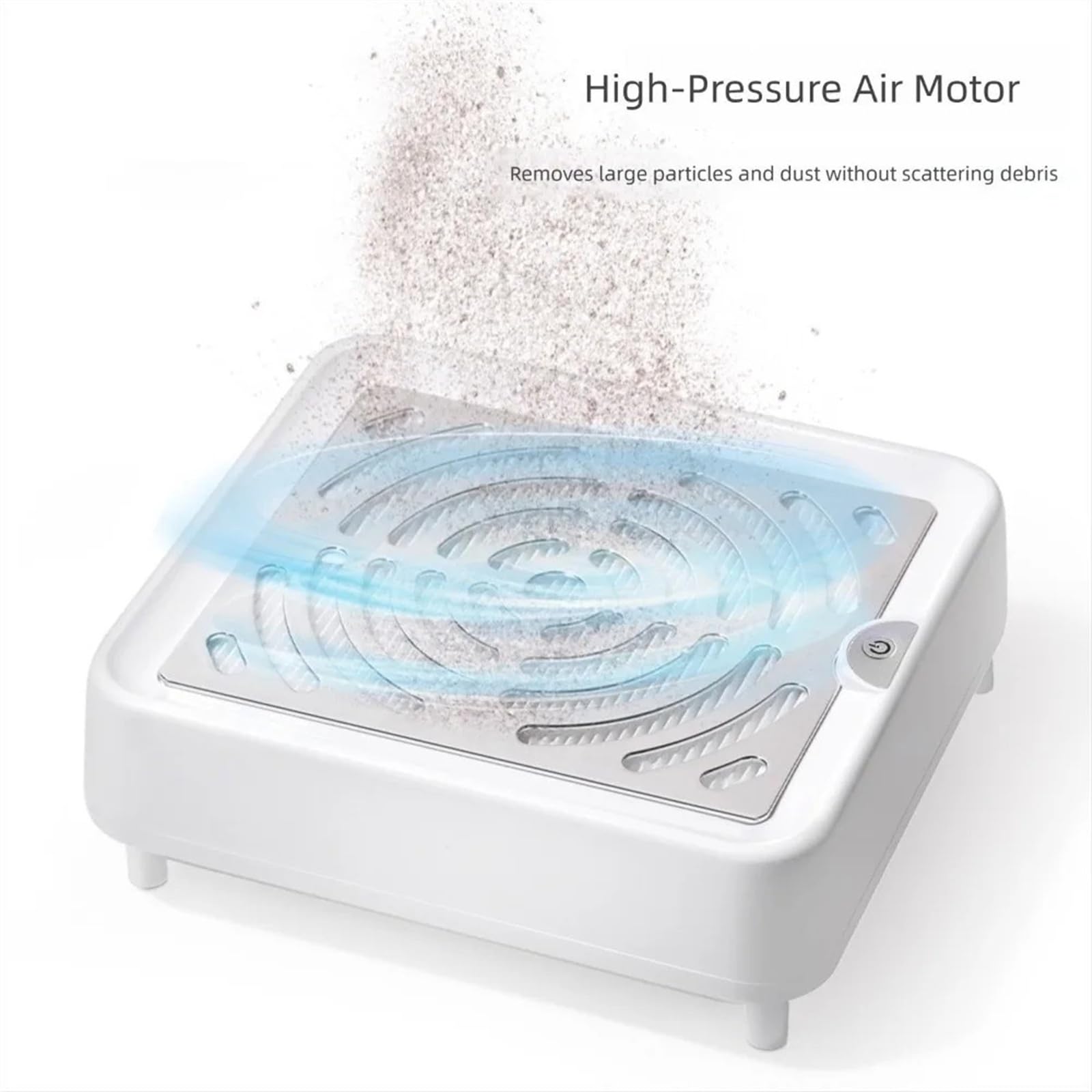 Aspirador Uñas, Aspirador de polvo for uñas profesional con filtro extraíble, de alta velocidad y bajo nivel de ruido, for salón de uñas y manicura.