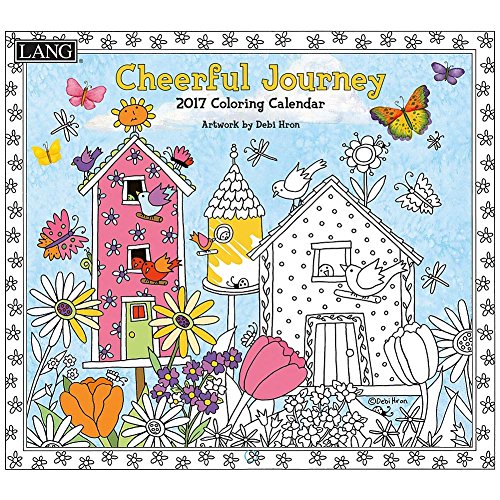 Lang Cheerful Journey 2017 Coloring Wall Calendar by Debi Hron, 12 Months (17991019103)