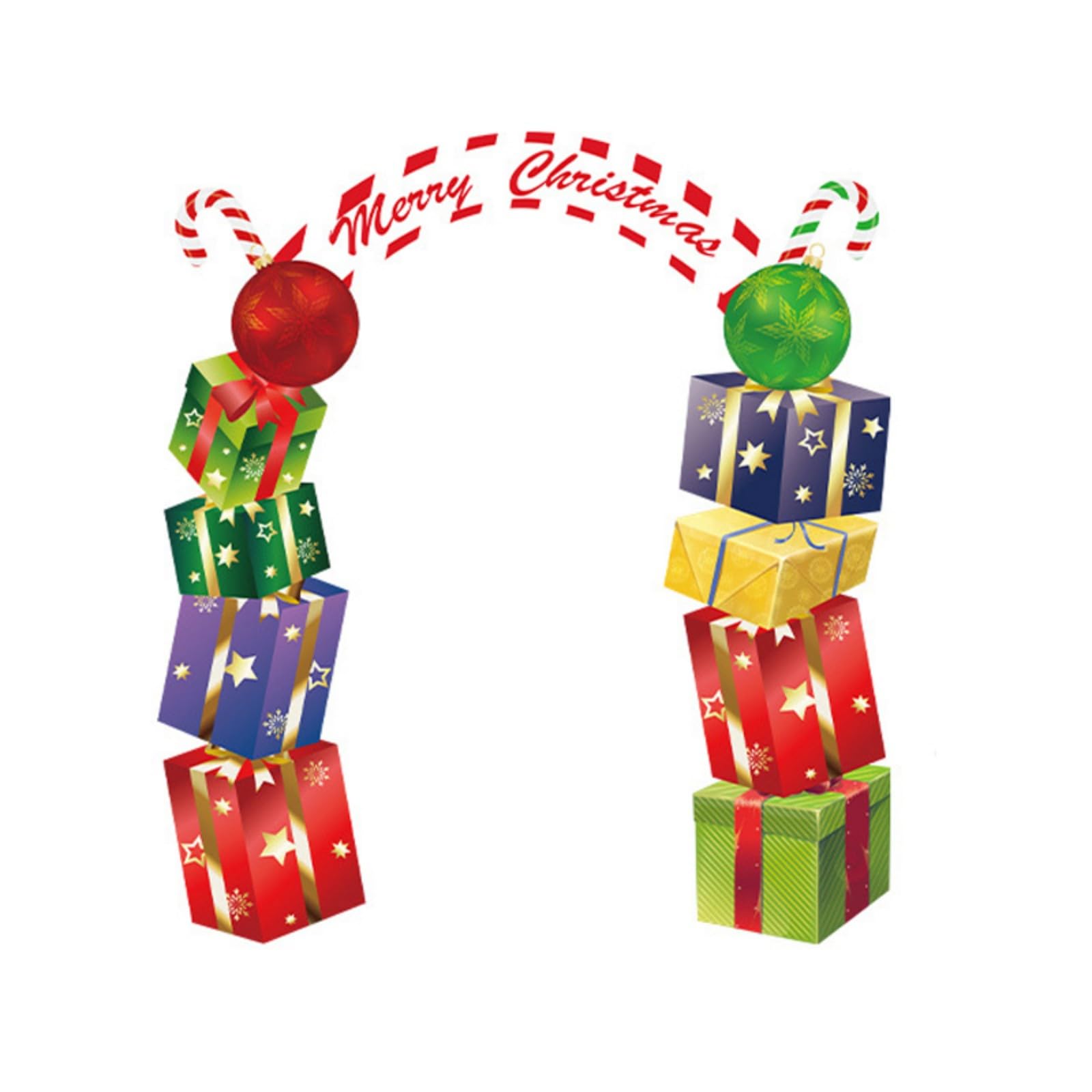 Jazuaiao Polyester Christmas Banners Outdoor Decoration for Festival Event School Garden Home Celebration Supplies Outdoor Festival Banners