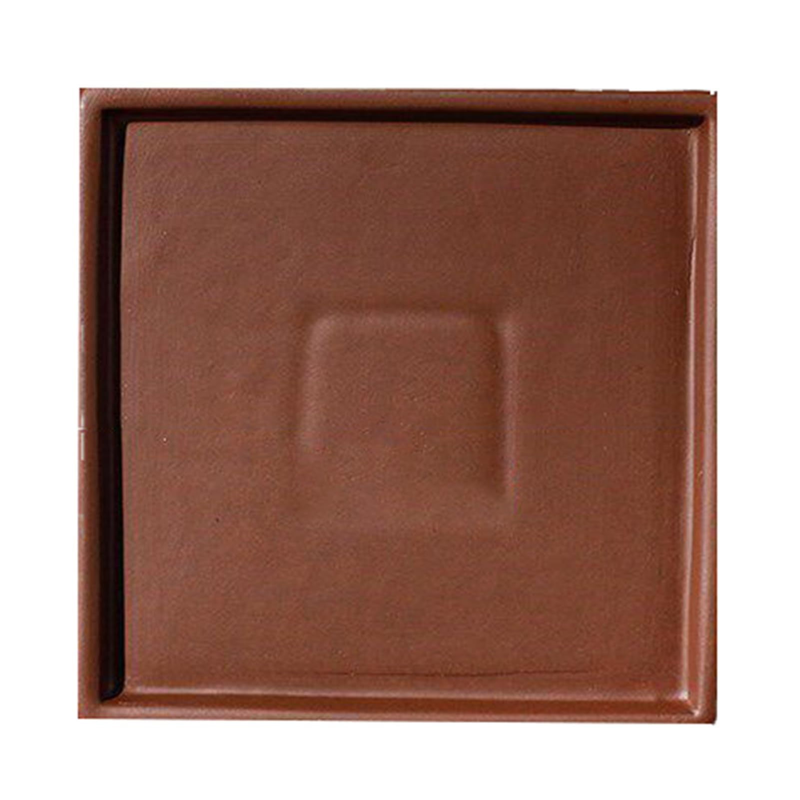 Purple Clay Tray,Square Storage Box,Living Room Decorative,Thickened Base,Suitable for Storing Flower Pots(Color1,29.5x29.5x2.8cm)