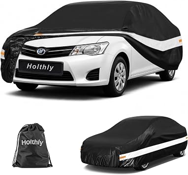 10 Layer Coupe Car Cover, Brushed Back, Waterproof, Breathable, 100% Waterproof, Snowproof, Dustproof, Radiation, UV Protection, Outdoor Body Cover, Toyota 86/Corolla Axio/Supra, Honda Insight/Integra/Grace/CR-Z Nissan 350Z/370Z Mazda RX-8 Subaru BRZ Audi TT Coupe