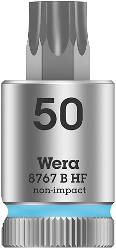 Miniatura 21 de Wera 05003972001 Correa B 3 TORX® HF Zyklop Juego de dados con función de sujeción, unidad de 3/8", 9 piezas