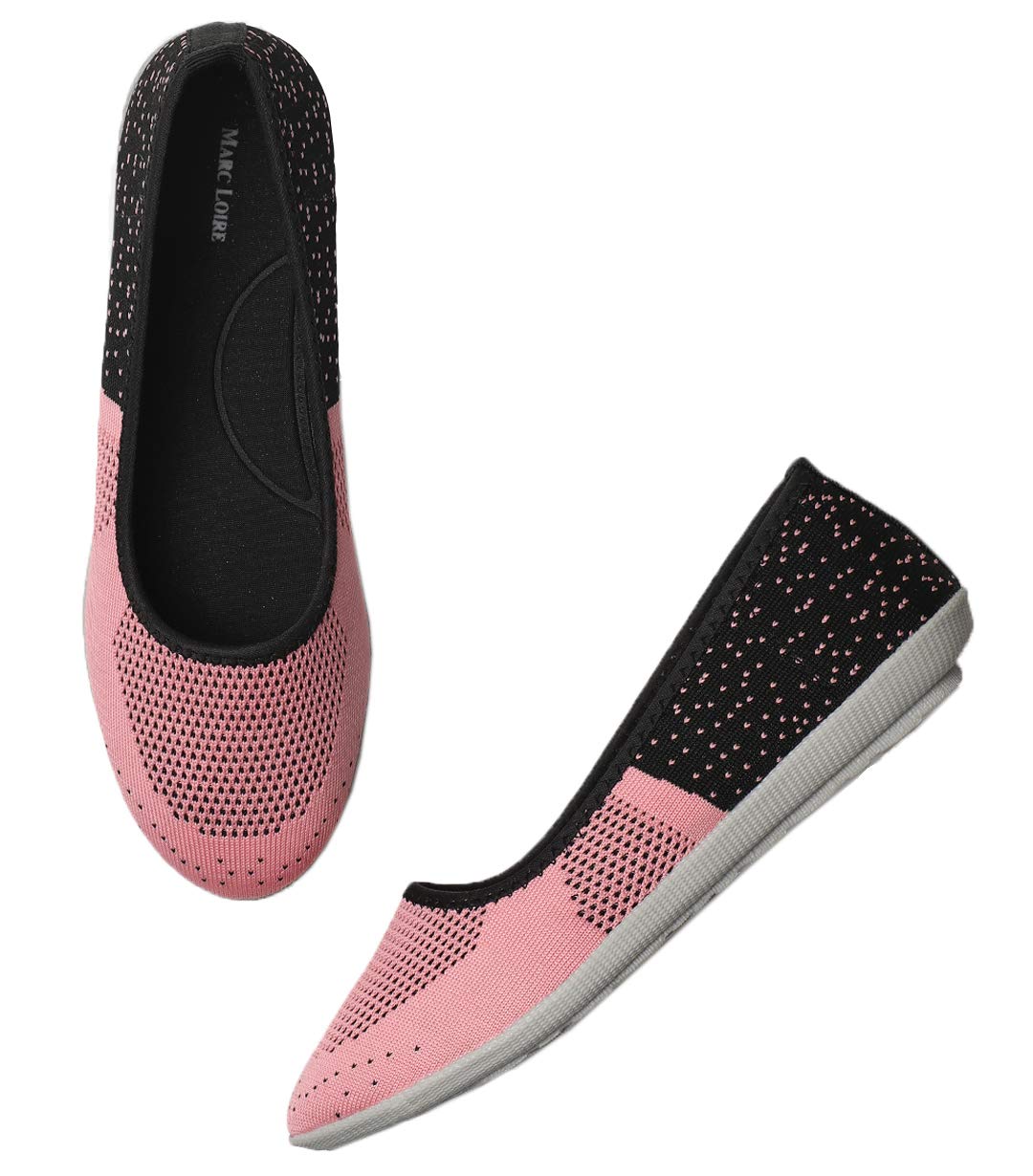 Marc Loire Womens Athleisure Knitted Active Wear Pink Slip-On Shoes for Daily, 5 UK (B08H8GX3QV) Amazon Price History, Amazon Price Tracker