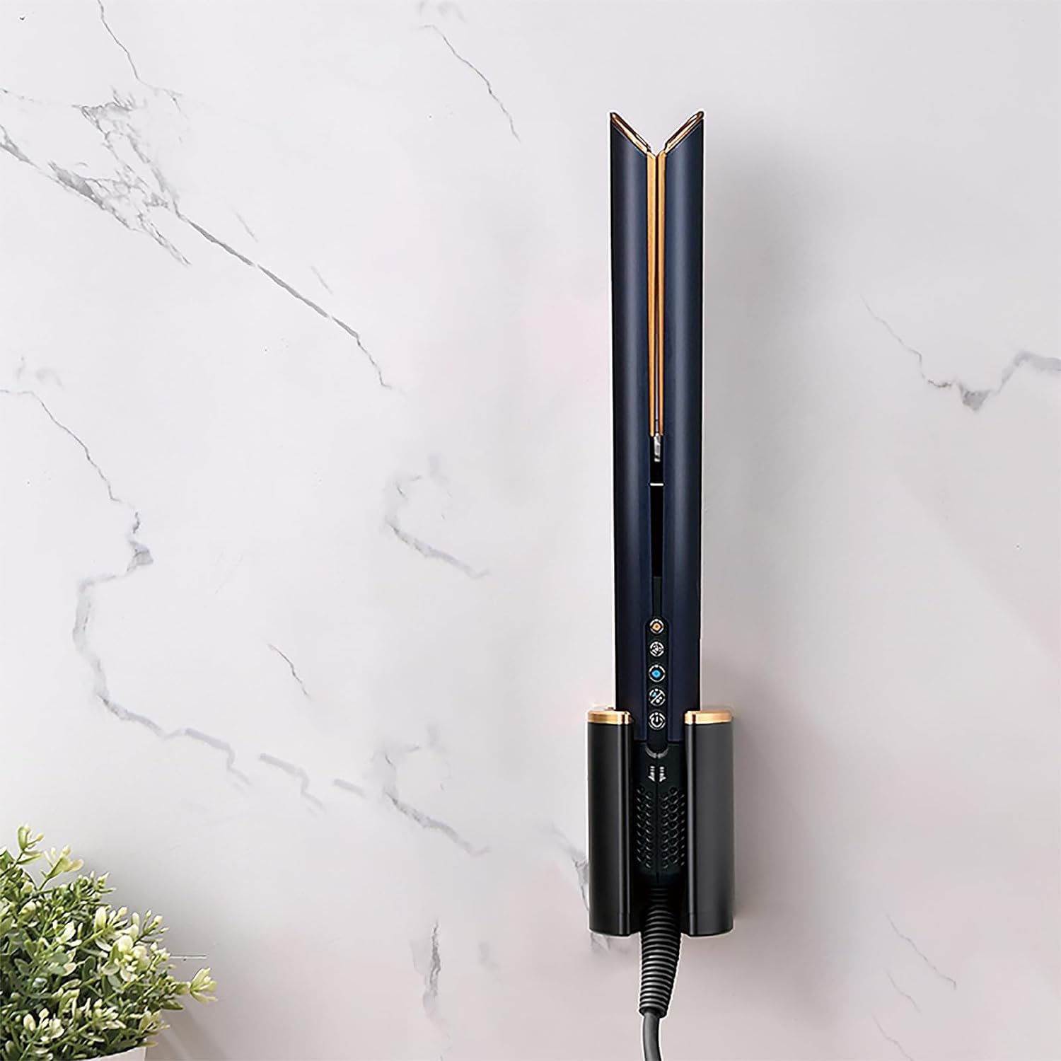 Support mural compatible avec Airstrait pour une salle de bain épurée