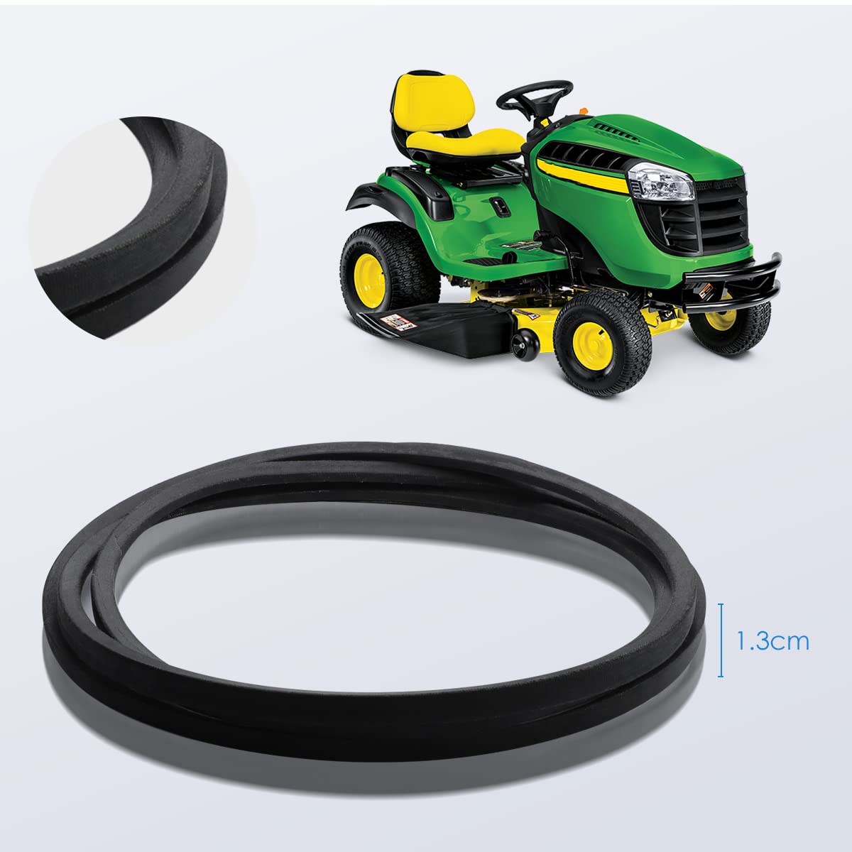 Cinghia Di Gomma Per Tosaerba John Deere - Ricambio GX20072 Per Modelli LA105, LA110, LA115