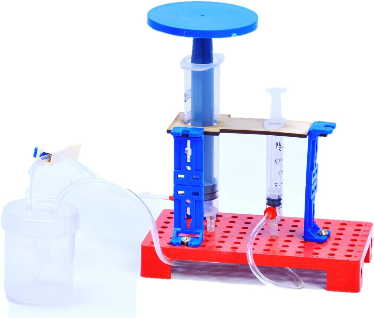 JUNIOR SCIENTIST Junior Scientist Hydraulic Jack Science Kit for Children, Physics, Problem Solving Skills, Engineering Principles