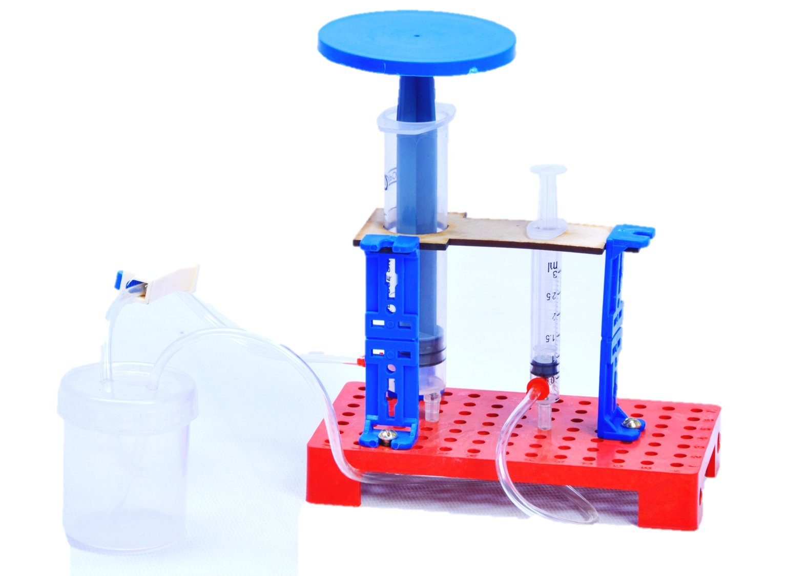 JUNIOR SCIENTIST Junior Scientist Hydraulic Jack Science Kit for Children, Physics, Problem Solving Skills, Engineering Principles