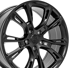 OE Wheels JP16 20 Inch Rim Fits Jeep Grand Cherokee Spider Monkey SRT8 Style 5x127 20x8.5 Satin Black