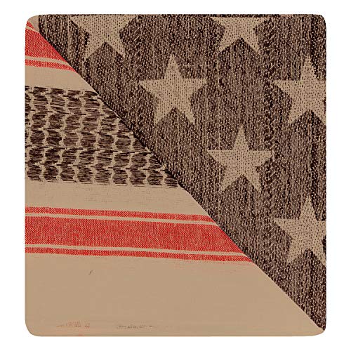 Image of Mato & Hash Stars And Stripes Military Shemagh Tactical 100% Cotton Scarf Head Wrap