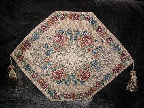 Tapestry Trading KA1316 13 x 16 in. Begium Doily Carnian, Beige