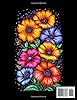 The most fantastic flowers in the world coloring book: Easy coloring beautiful flowers #1