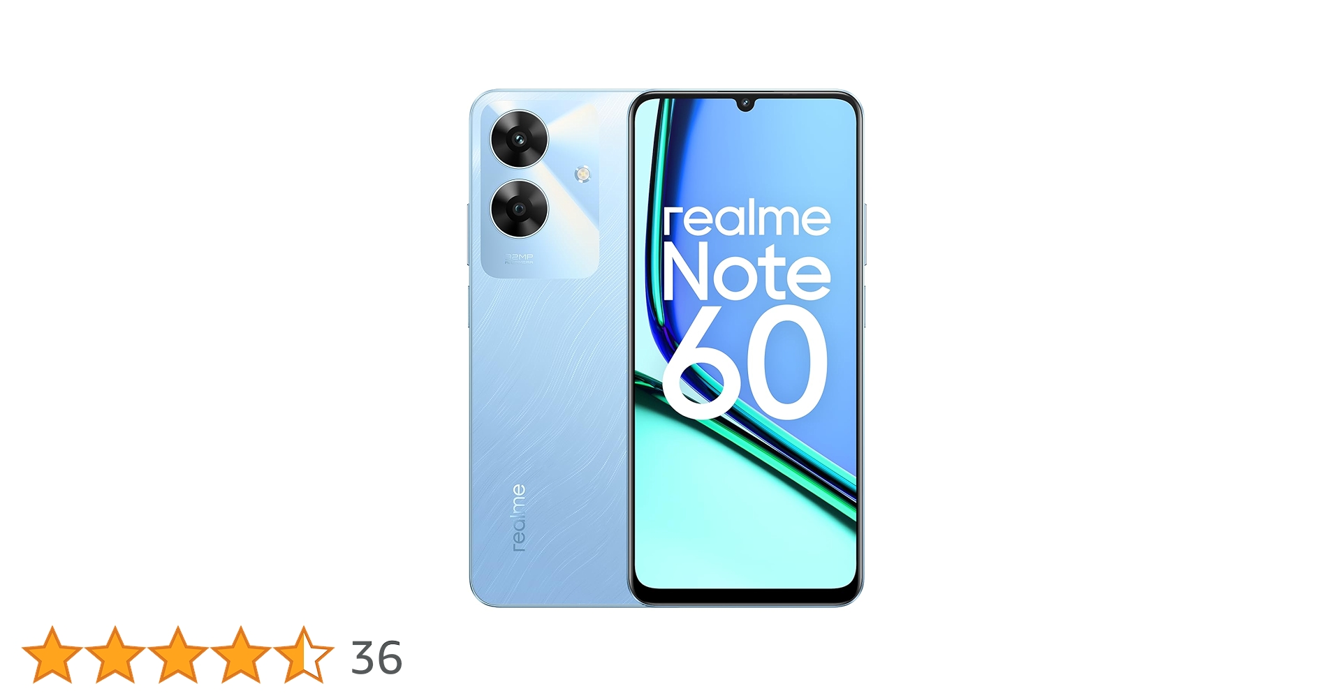realme Note 60 グローバル版 VoyageBlue 6GB/128 Realme Note 60, 6GB/128GB, Voyage Blue (RMX3933)