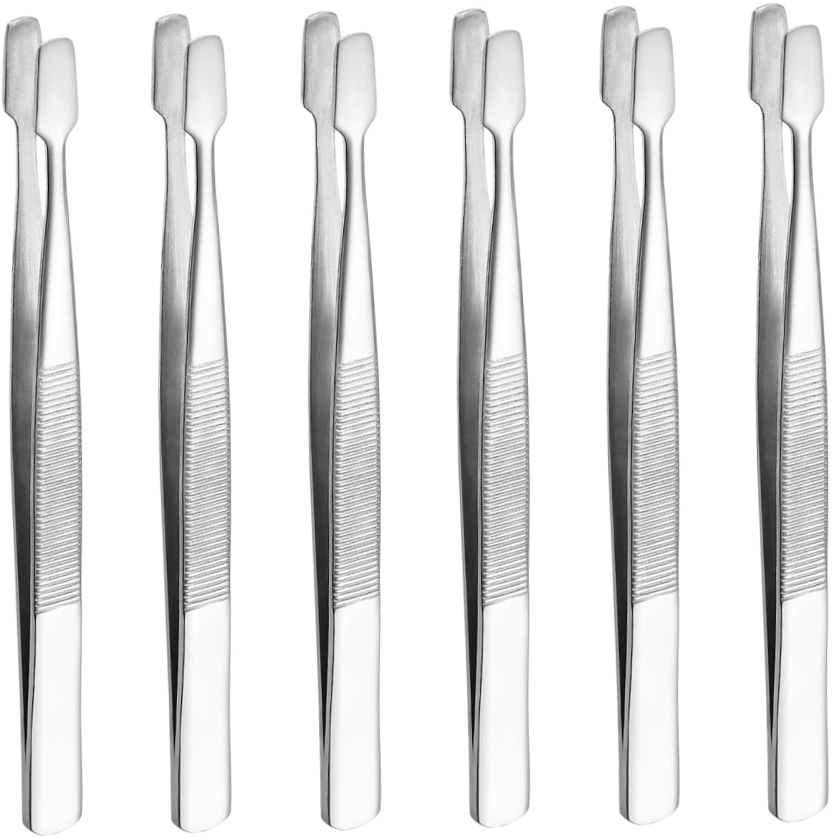 Housoutil Eyelash Extension Tweezers False Eyelash Curler Non Slip Tweezers for Lash Applicator