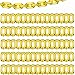 Virtue morals 100 Pcs Foil Chain Balloons Gold Jumbo Chain Balloons for 80s 90s Party Decorations Giant Balloon, 16 Inch