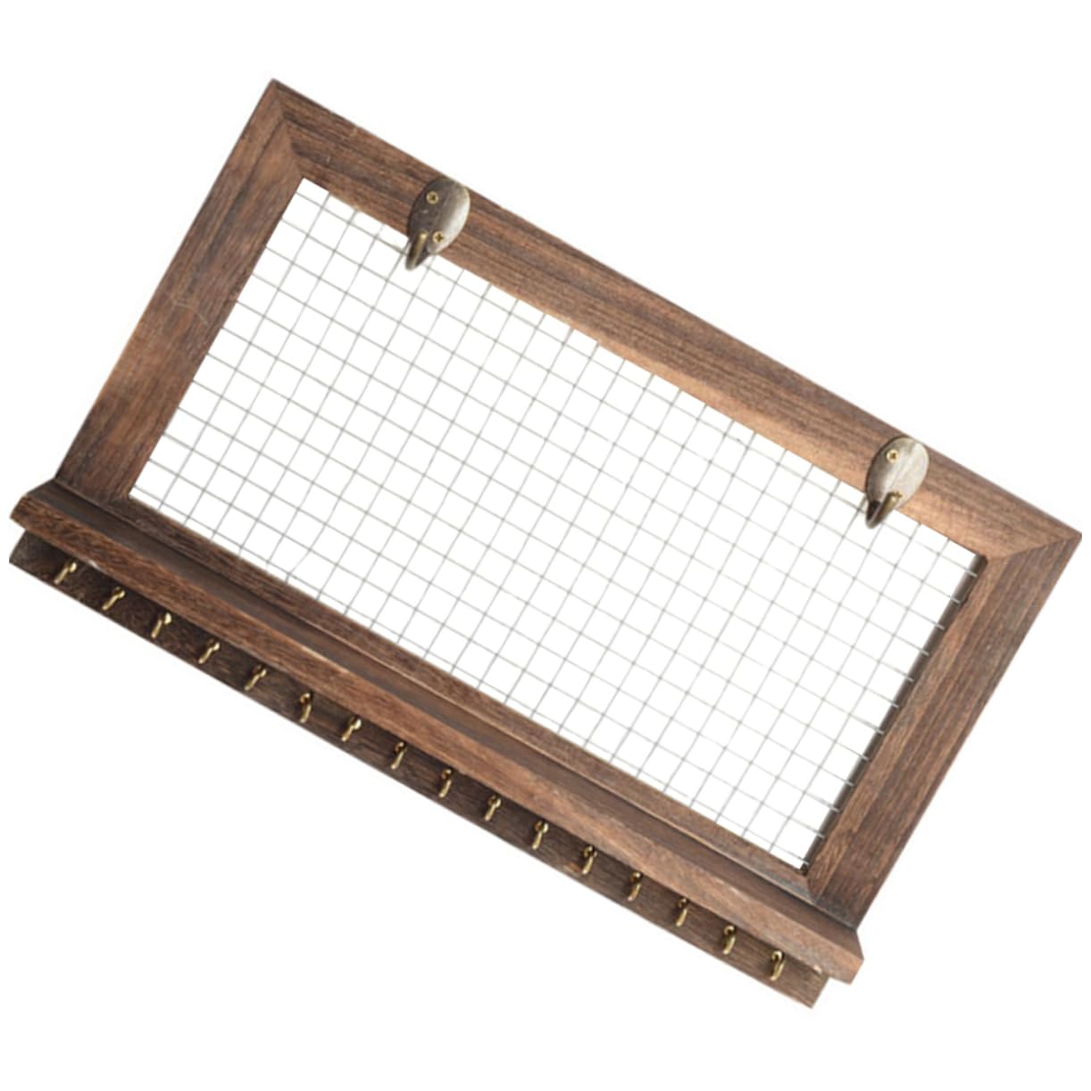 LABRIMP Appendichiavi da Parete Rustico in Legno e Metallo