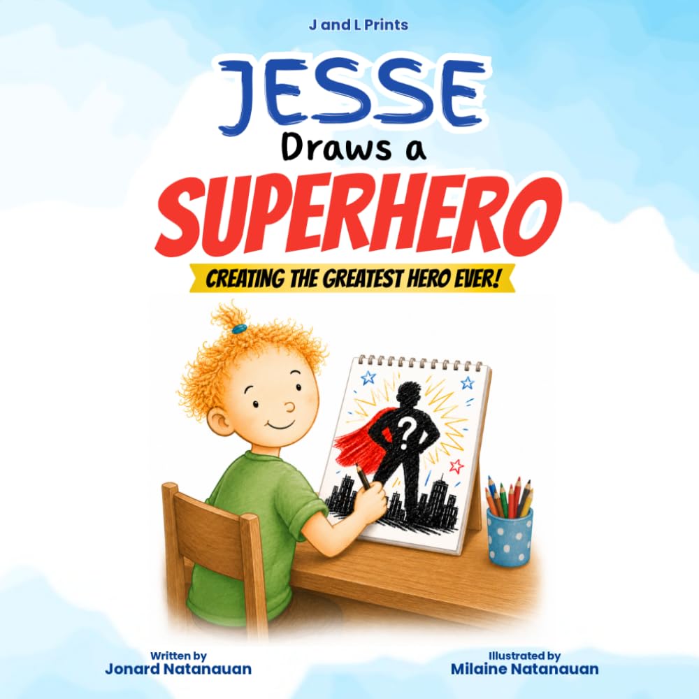 Jesse Draws a Superhero: Creating the Greatest Hero Ever!: A Heartwarming Father's Day Story About Dads, Love, and Everyday Heroes