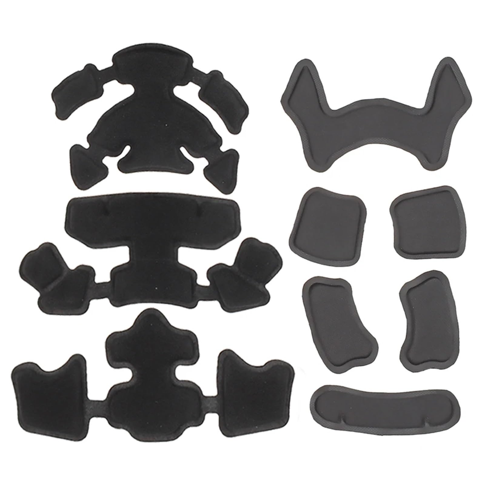 Universal Helm Pad Doppel-Schicht Innenfutter Memory Schwamm Puffer Pads for Airsoft Paintball Motorrad Reiten Helm Ausrüstung