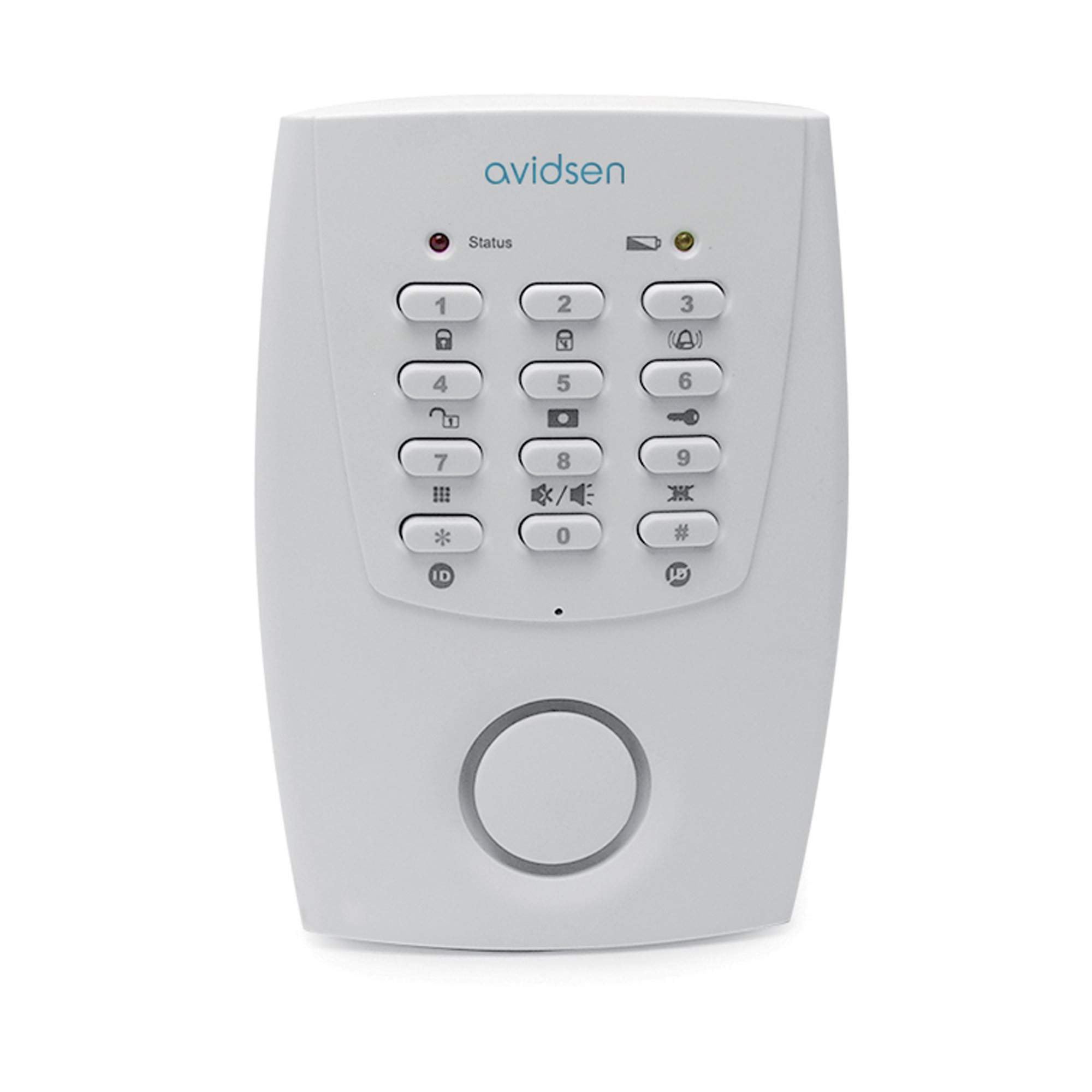 Avidsen 100702 Alarme Monozone Sans Fil Infrarouge + 1 Détecteur D'Ouverture + 1 Télécommande,