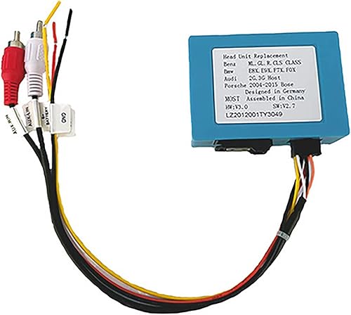 Decodificador de fibra óptica para Mercedes Benz ML/GL/R/CLS/SLK clase y compatible para Porsche Cayenne