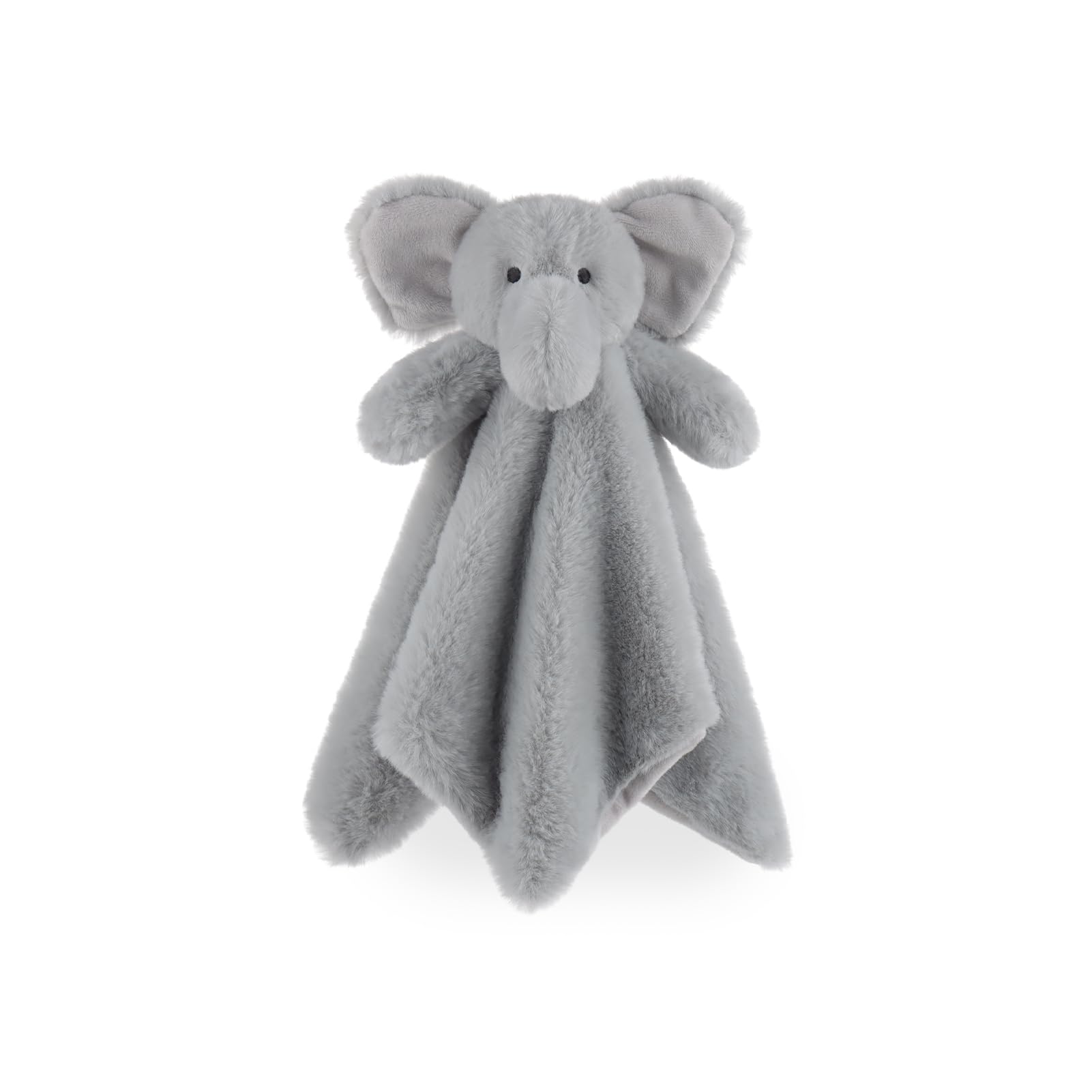 Apricot Lamb Smart Elephant Security Blanket for Babies, Soft Loveys for Baby Boy and Girl, 14 Inches for Infant and Toddlers