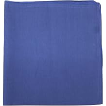 Balec Solid 100% Cotton Unisex Bandana - 12 Pack