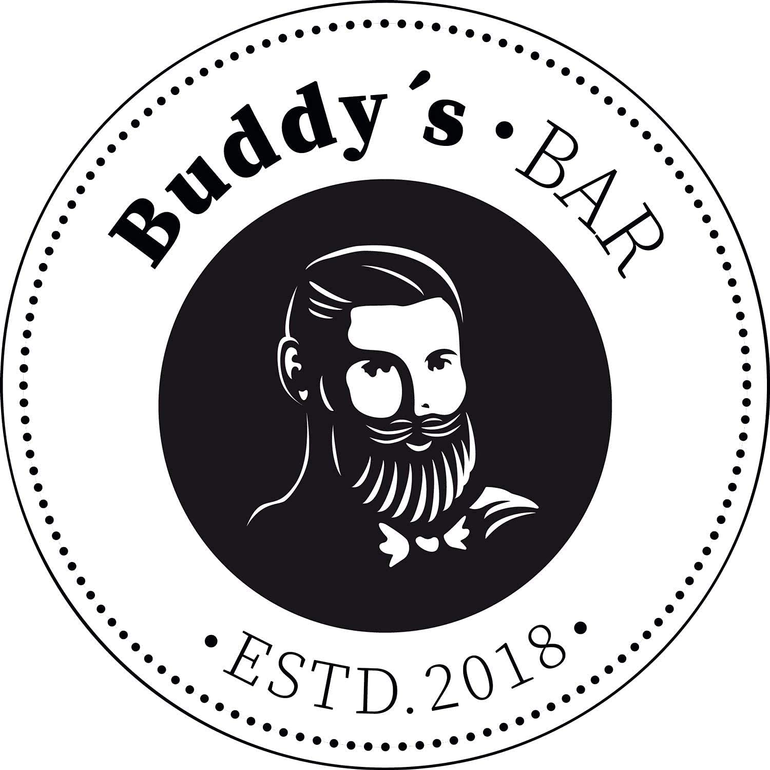 Buddy's Bar - Cubo de Hielo Profesional Negro 1,3 Litros Con Tapa, Pinzas y Rejilla de Goteo - Cubeta Para Almacenamiento