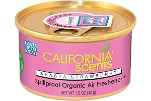 California Scents Spillproof Strawberry-Scented Organic Air Freshener