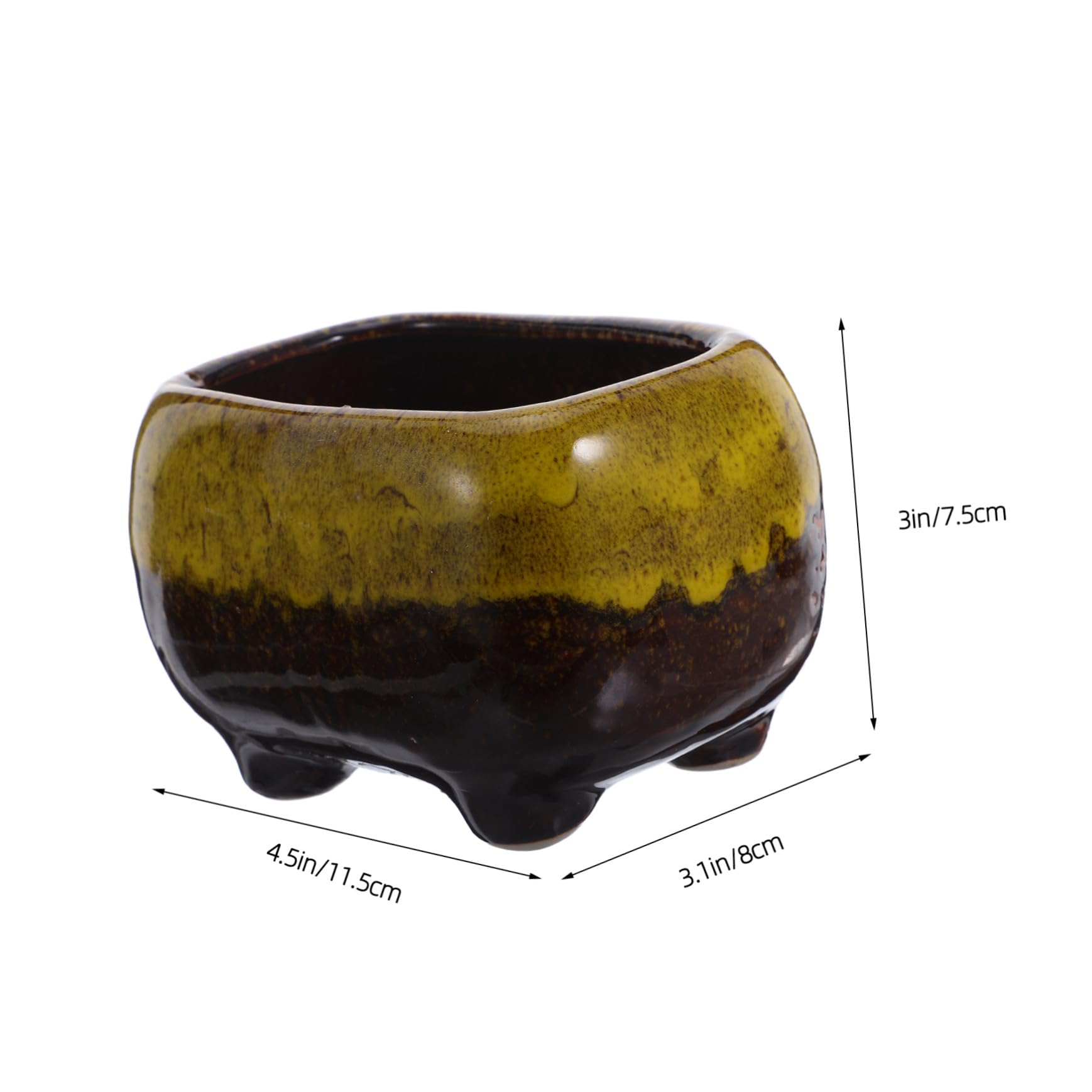 Toddmomy 5 Sztuk Doniczek Ceramicznych Na Sukulenty Dekoracja Domu Doniczka Na Sukulenty Ceramiczna Biurko Małe