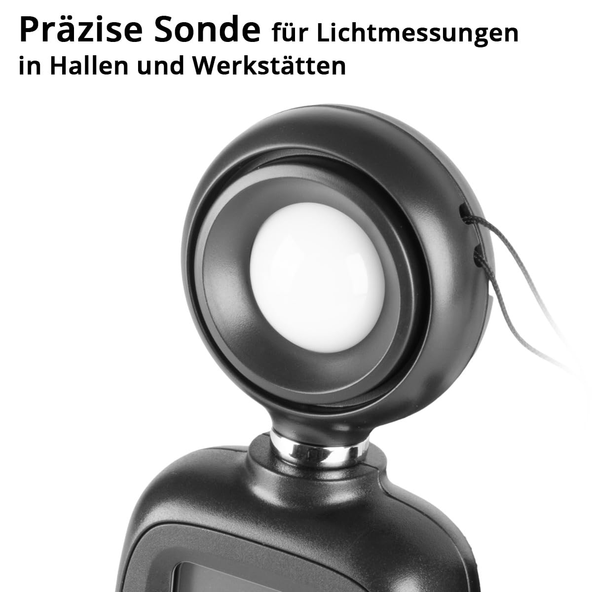 STAHLWERK Lux-Messgerät - Präzises digitales Beleuchtungsmessgerät zur professionellen Messung der Lichtintensität, ideal für Lichtmessungen in der Fotografie, in Räumen oder am Arbeitsplatz