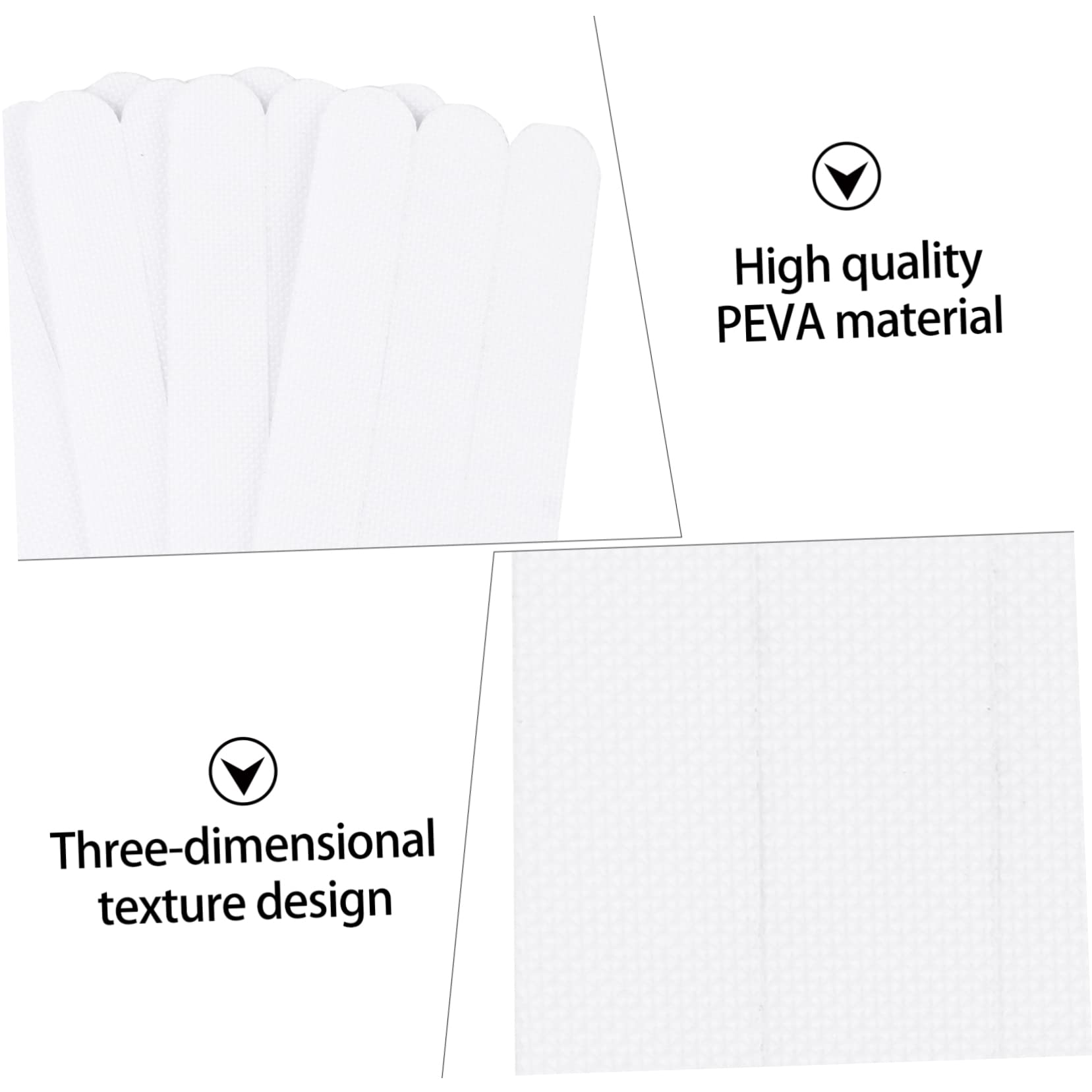 HOMSFOU 3 Series Baño Pegatinas Antideslizantes Ducha De Pasos Al Aire Pegatinas Su Tiras Antideslizantes para Bañera Apretones Cinta Antideslizante para Bañera Mañana 48 Piezas X 3