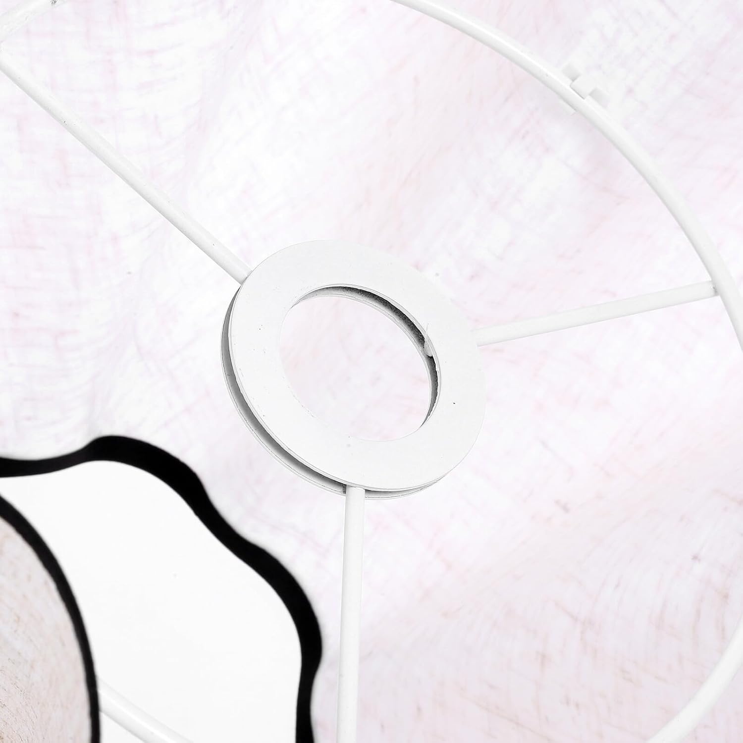 Handmade Mini Petal Lamp Shade for Table Lamps Decorative Light Cover with PP Fabric Cozy Bedside Bedroom Lighting Polyester Material Versatile and Clean