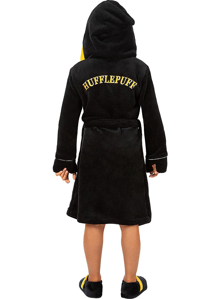 Funidelia Bata de Hufflepuff Harry Potter para niño y niña Talla 7-9 años Amarillo