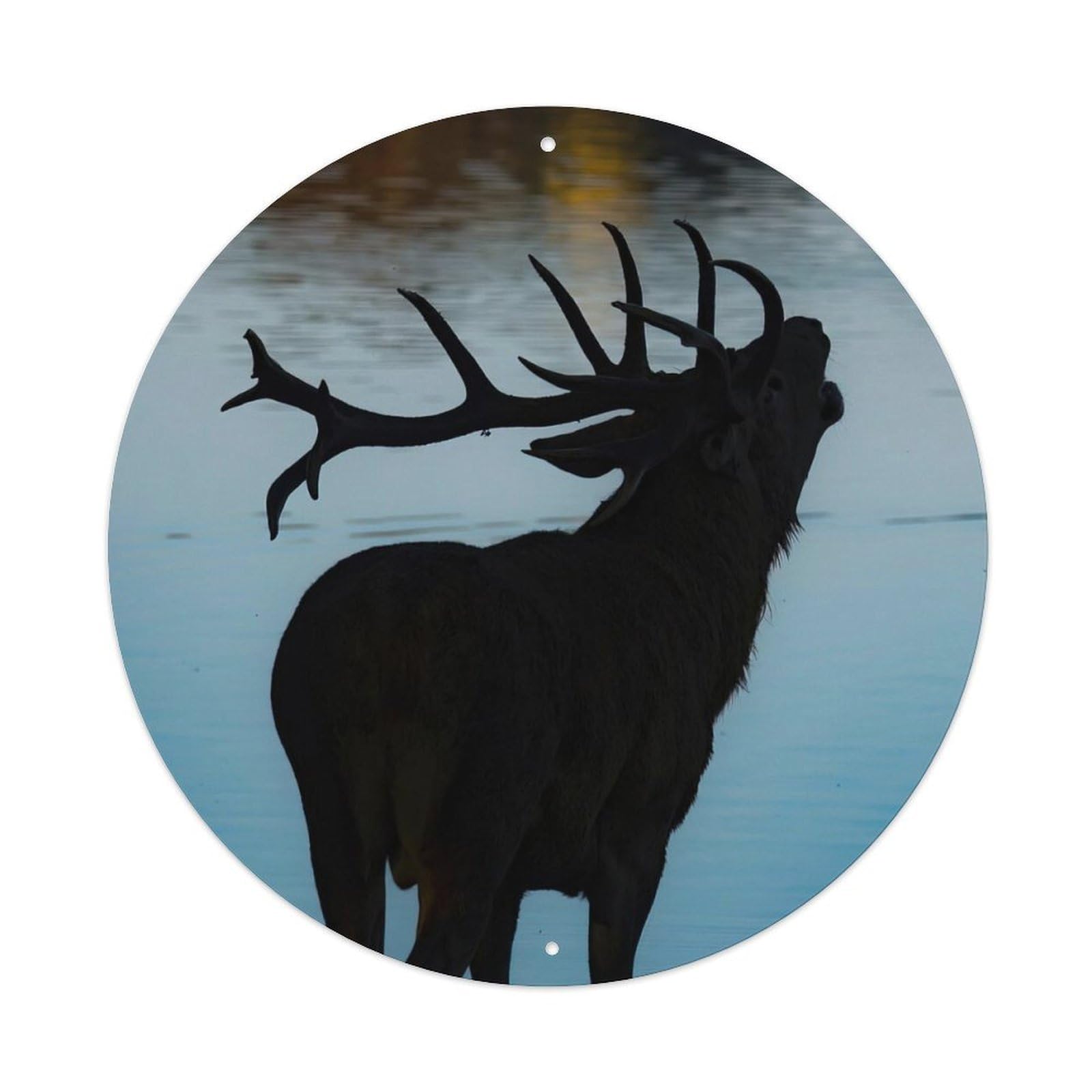 Wildlife Canadian Horse Deer Metal Tin Sign